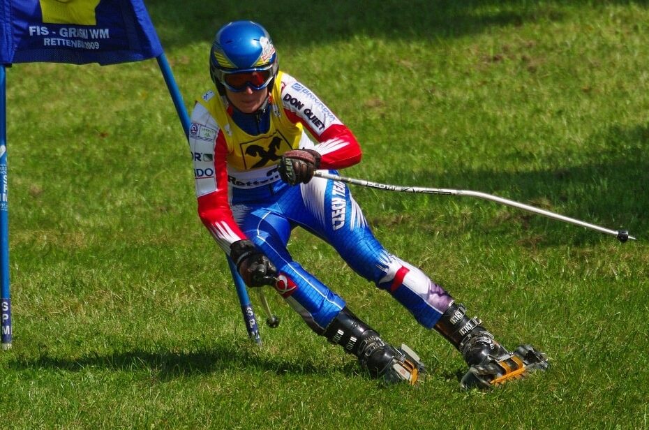 grass skiing image