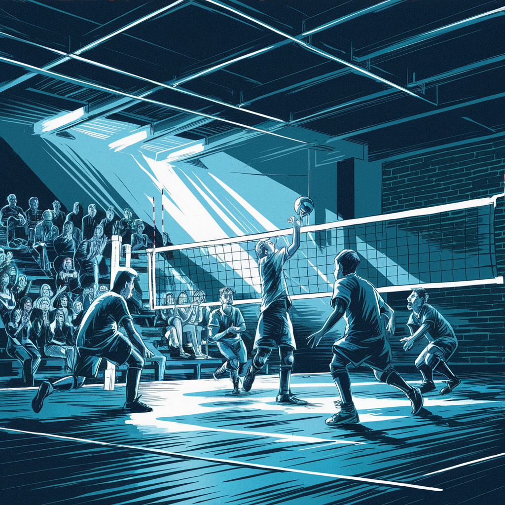 volleyball illustration