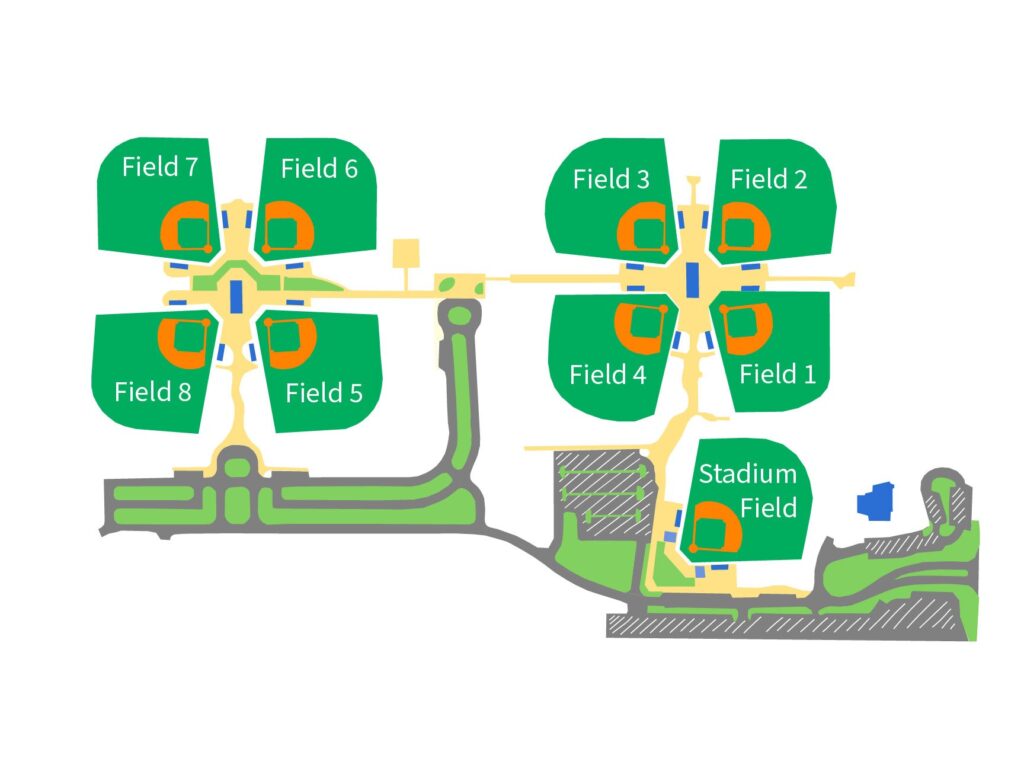 Lake Myrtle Sports Park Map