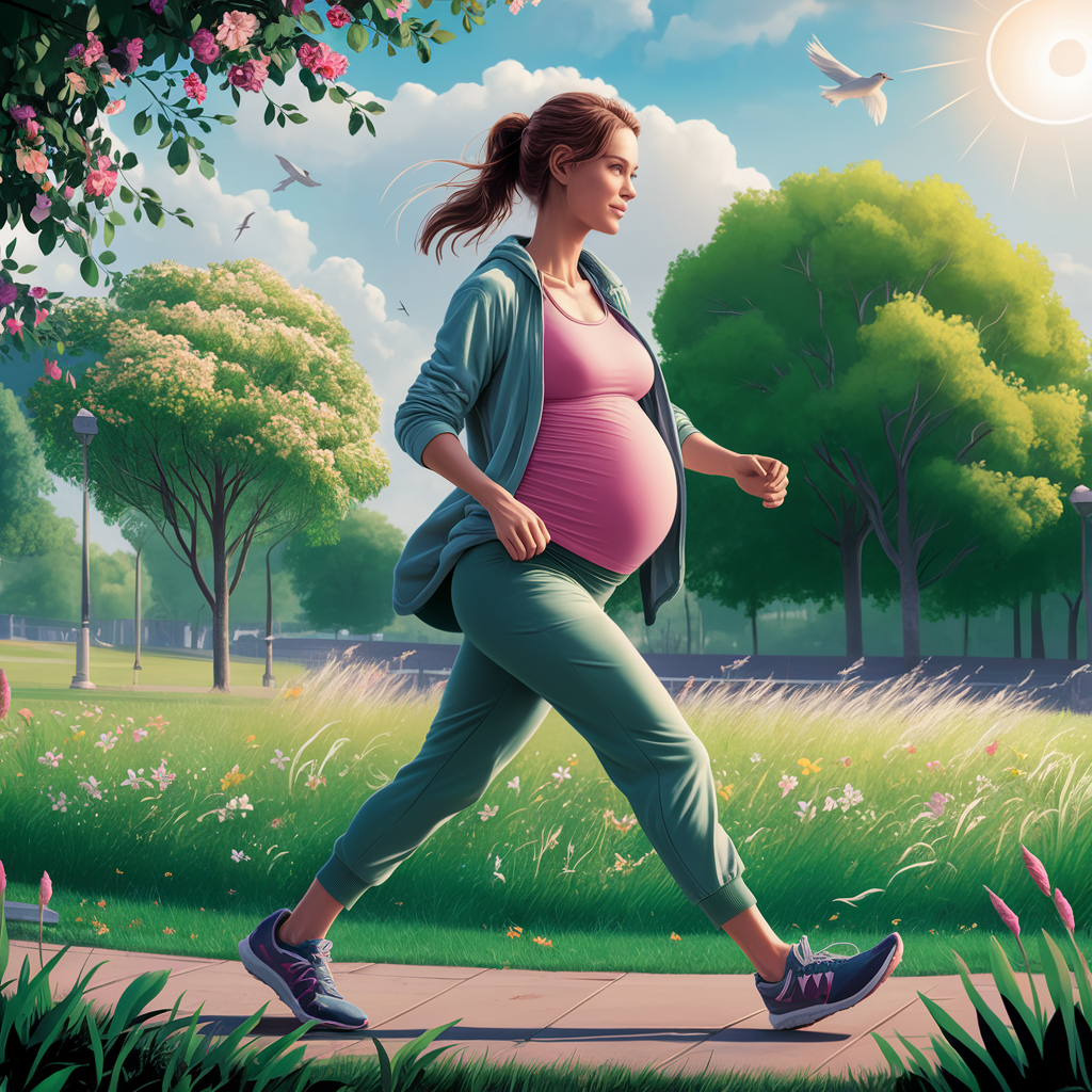 Walking and Yoga for a Healthy Pregnancy